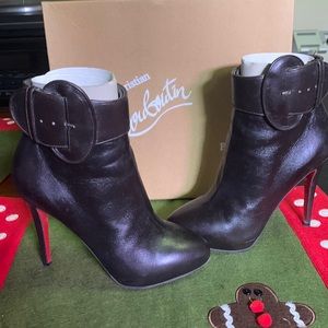 Christian Louboutin zipper bootie